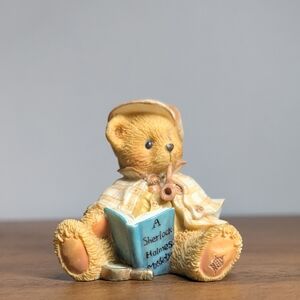 Enesco Cherished Teddies Sherlock Holmes Bear Figurine
